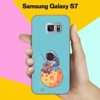 Силиконовый чехол на Samsung Galaxy S7 Рыбалка / для Самсунг Галакси С7