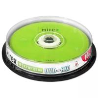 Диск DVD+RW Mirex 4.7 Gb, 4x, Cake Box (10), (10/300)