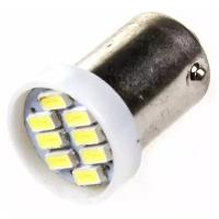 Автолампа диод T8,5 (T4W) 24V 8 SMD BA9s 1-конт Белая SKYWAY Габариты