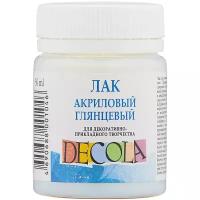 Decola Лак акриловый глянцевый (5828920), 50 мл, 1 шт, прозрачный