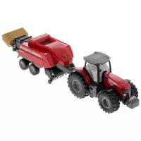 Трактор Siku с кипоукладчиком (1951) 1:50, 30 см, красный