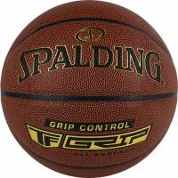 Баскетбольный мяч SPALDING Grip Control р.7, коричневый