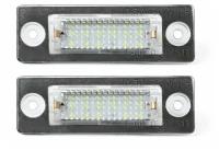 LED подсветка номера Volkswagen Golf Jetta Passat Caddy светодиодная 2шт OEM 3B5943021A