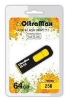 USB флэш-накопитель (OLTRAMAX OM-64GB-250-желтый)