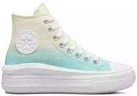 Кеды женские Converse Chuck Taylor All Star Move 572898 высокие зеленые (37)