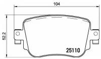 К-Т Дисков. Тормоз. Колодок Brembo арт. P85135