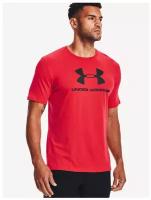 Футболка Under Armour Sportstyle Logo Short Sleeve, размер LG, красный