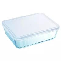 Контейнер с крышкой Cook Freez 25x19x8см 2.6л прямоугольный, прозрачный,PYREX