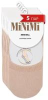 Подследники MiNiMi, 5 пар, размер 39-41, бежевый