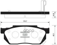 Дисков Тормоз Колодок SANGSINBRAKE SP1462