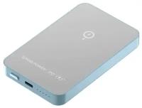 Внешний аккумулятор с беспроводной зарядкой Momax Q. Mag Power 6 Magnetic Wireless Battery Pack 5000mAh Blue (IP106B)