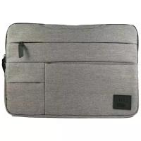 Сумка Uniq Cavalier 2- in-1 Laptop messenger- sleeve Grey