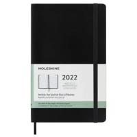 Moleskine DHB12WH3 CLASSIC WKLY Large 130х210мм 144стр еженедельник black