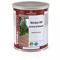 Цветное масло для террас Borma Terrace Oil - Decking Oil Natural (1 л 632 Темный орех )
