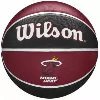 Мяч баскетбольный WILSON NBA Team Tribute Miami Heat WTB1300XBMIA, р.7