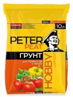 Грунт PETER PEAT Линия Hobby для томатов и перцев, 10 л, 4 кг