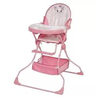 Стульчик для кормления Polini kids Disney baby 252 Кошка Мари, розовый