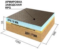 Звукоизоляционная панель Ruspanel RPG COMFORT+ 1250х595х33 мм бейсик10/мембрана4/двп19 Руспанель