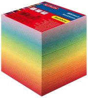 Бумага для заметок "Rainbow", 90x90x85 мм, 800 листов, цветная