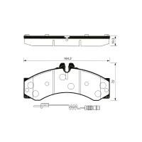 Колодки дисковые передние для mercedes-benz sprinter 408d/410d/412d 96, для vw lt46 2.3i-2.8tdi 96 Sangsin SP1277