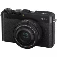 Беззеркальный фотоаппарат Fujifilm X-E4 Kit XF 27mm f/2.8 R WR, черный