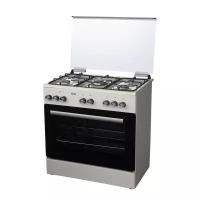 Комбинированная плита Simfer серии F85, 80 см, с WOK-конфоркой и грилем