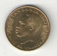 монета Танзания 20 центов 1982