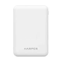 Внешний аккумулятор 05000 mAh, 2xUSB, Harper PB-5001 White, бел