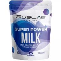 Казеиновый протеин SUPER POWER MILK,белковый коктейль (800 гр),вкус клубника со сливками