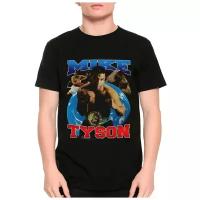 Футболка DS Apparel Майк Тайсон - Mike Tyson Мужская Черная XL