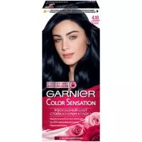 Garnier Стойкая крем-краска для волос "Color Sensation, Роскошь цвета", оттенок 4.10, Ночной Сапфир, 110мл