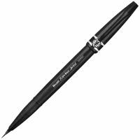 Ручка-кисть PENTEL (Япония) "Brush Sign Pen Artist", линия письма 0,5-5 мм, черная, SESF30C-A