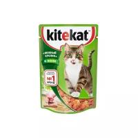 Kitekat Влажный корм для кошек «Нежный кролик» в желе 85г 10236430 0,085 кг 53168 (18 шт)