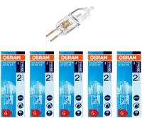 Лампа Галогенная OSRAM Капсула G4 20W 12V Капсула 300Лм 2800К Германия Теплый белый свет, уп. 5шт