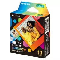 Fujifilm Colorfilm Instax Square Film Rainbow кассета 10L 16671320