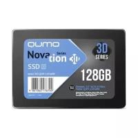 SSD диск 128Гб Qumo Q3DM-128GAEN SATA III Novation TLC 3D внутренний твердотельный накопитель