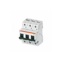 ABB S803С C63 18кА Автоматический выключатель 3-х полюсный 63А 230/415V 2CCS883001R0634