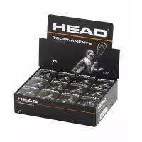 Мячи для сквоша Head 1-Yellow Tournament x1 Box x12 287326