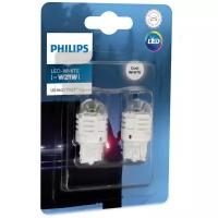 Лампа автомобильная светодиодная Philips 11065U30CWB2 W21W 12V 1.75W W3x16q