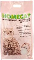 Впитывающий наполнитель HOMECAT Силикагелевый Стандарт 12,5 л