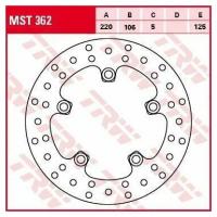 Тормозной диск TRW MST362