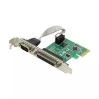 Контроллер LPT RS232 Orient XWT-PE1S1PV2 PCI-Express на LPT 25F + COM 9M чипсет WinChipHead CH382