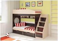Детская мебель, Двухъярусные кровати КарИВи Кровать двухъярусная Л-10.3