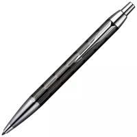 Ручка шариковая автоматическая Parker IM Premium K222, Twin Chiselled, стержень: синий (Parker S0908610)