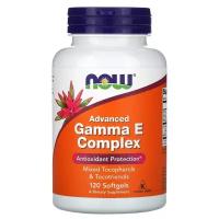 Капсулы NOW Advanced Gamma E Complex, 210 г, 120 шт