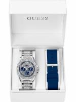 Наручные часы GUESS Sport GW0351G2, синий, серебряный