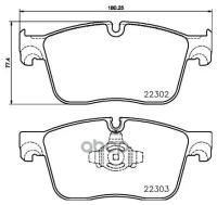 BREMBO p36031 (P36031) колодки тормозные дисковые передн. Jaguar (Ягуар) f-pace (x761) 09 / 15- / Jaguar (Ягуар)