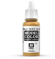 Краска 70913 Vallejo Серии Model Color - Yellow Ochre 17ml