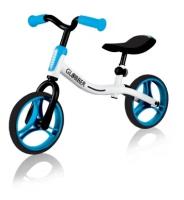 Детский 2-х колесный самокат-беговел GLOBBER Go Bike, белый/голубой