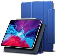 Чехол книжка ESR Rebound Magnetic Case с застежкой для iPad Pro 12.9 (2021) / iPad Pro 12.9 (2020), насыщенный синий